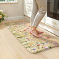 KIMODE Kitchen Mats for Floor Anti Fatigue, Boho Flower Kitchen Rug, Cushioned Kitchen Floor Mats, Comfort Standing Mat, Padded Kitchen Floor Mat for Sink Laundry Office Desk 20"x39" Brown