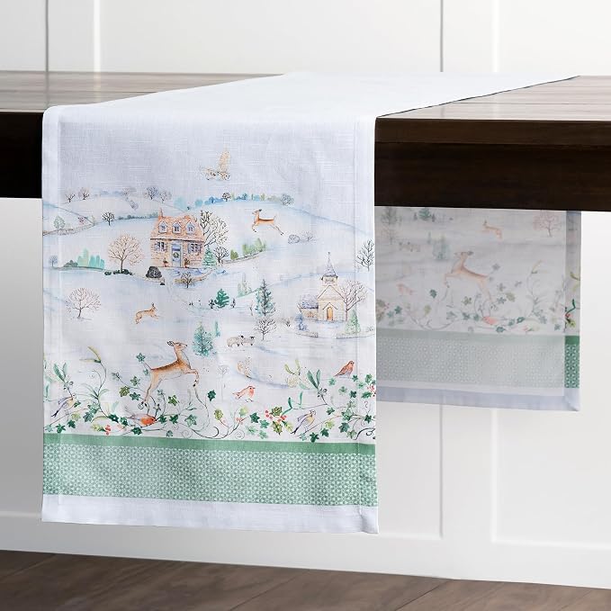Maison d' Hermine Table Runner 100% Cotton 14.50" x 108" | Table Runners 108 - Image 8