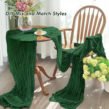 IVAPUPU Emerald Green Table Runner 120 Inch - Image 5