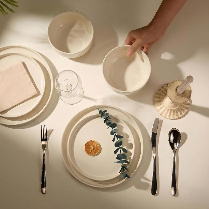 Ceramic Dinnerware Set, 12-Piece Service - Image 4