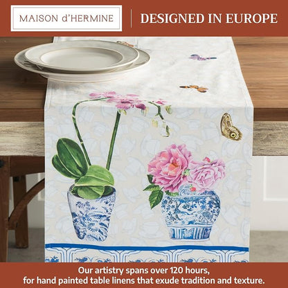 Maison d' Hermine Table Runner 100% Cotton 14.50" x 72" | Table Runners 72 - Image 2