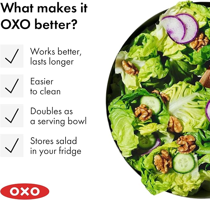 OXO Steel Salad Spinner - Image 10
