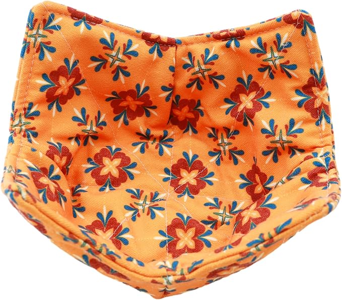 Cotton Microwavable Bowl Cozy, Microwave-Safe Hot Bowl Holders, Soup Bowl Cozy - Image 3