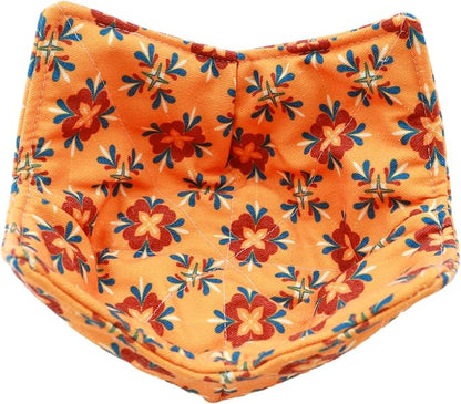 Cotton Microwavable Bowl Cozy, Microwave-Safe Hot Bowl Holders, Soup Bowl Cozy - Image 3