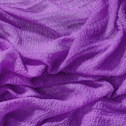 Cheesecloth Table Runner Summer Boho Wedding Shower Party Home Decor | Purple - Image 6