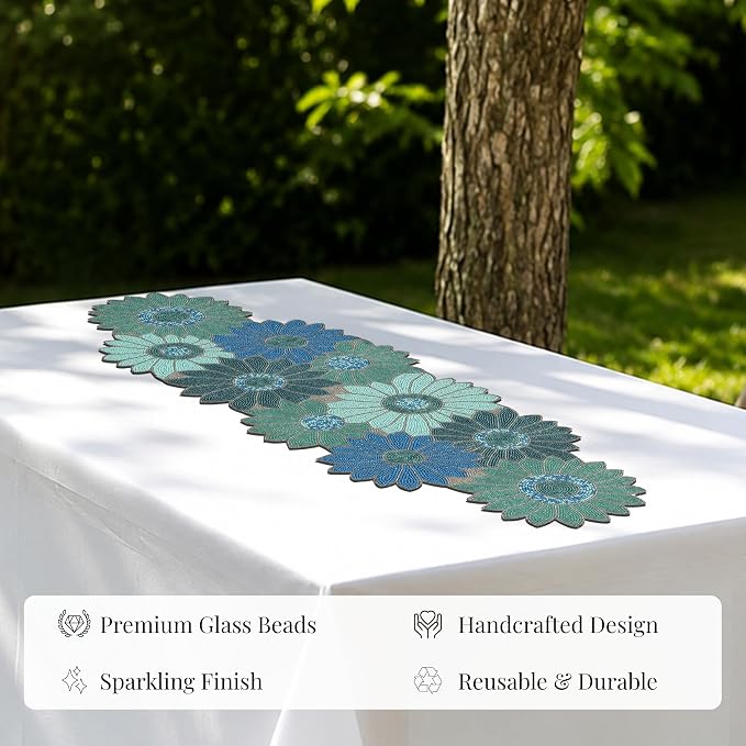 Beaded Table Runner 13x36 Inch - Image 7