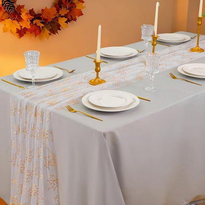 Snowkingdom 10ft Fall Table Runner - Image 5
