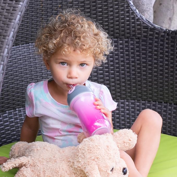Chicco Insulated Straw Sippy Cup 12+ Months, 9oz Toddler Training Cup - Image 2