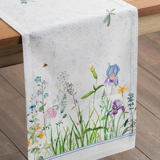 Maison d' Hermine Table Runner 100% Cotton 14.50" x 72" | Table Runners 72 - Image 9