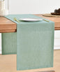 Wracra Linen Table Runner, Light Green Table Runners 48 Inches Long | Rich by Wracra