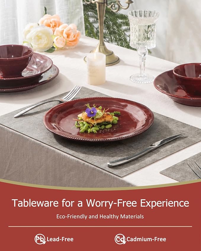4-piece ceramic dinnerware set - Image 3