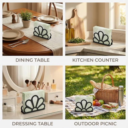Black Napkin Holder | Easy to Carry Well Made Office Helper Meaningful Gifts - Image 4