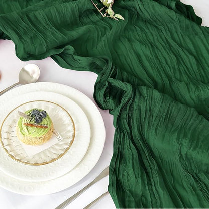 IVAPUPU Emerald Green Table Runner 120 Inch - Image 2