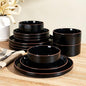 Line Porcelain Dinnerware Set, dish set by Unknown