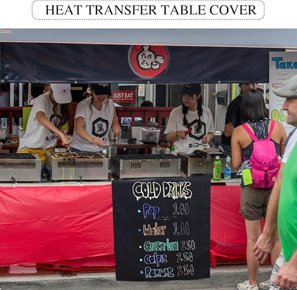 2 Pcs Black Sublimation Table Runners Blanks 24 x 72 Inch Polyester Table - Image 4