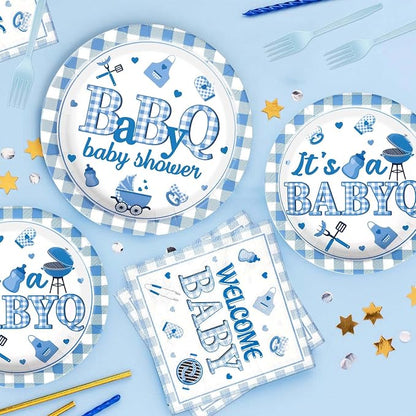 96Pcs BBQ Baby Shower Decorations - Image 4