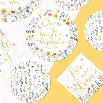 250Pcs Wildflower Bridal Shower Supplies - Image 2