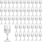 7OZ Plastic Wine Glasses, Reusable Vintage Goblets Unbreakable Drinking Glasses by Unknown