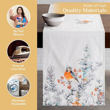 Maison d' Hermine Table Runner 100% Cotton 14.50" x 108" | Table Runners 108 - Image 3