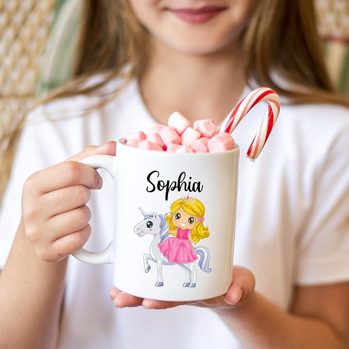 Personalized Mug for Kids, Girls | Customized Hot Chocolate, Coffee & Tea Cup | - Image 5