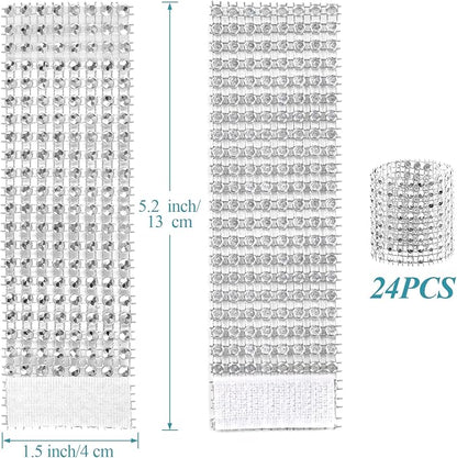 24Pack Napkin Rings, Weddings and Dinners - Image 2