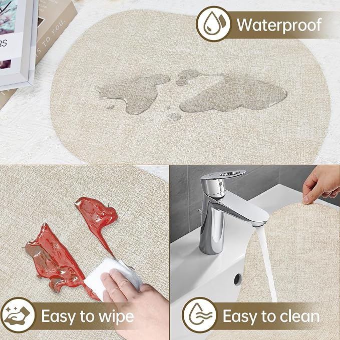 Faux Leather Placemats Set of 6 - Image 5