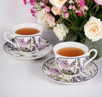 STP GOODS Bone China Tea/Coffee Cup and Saucer in Gift Box Fine Bone China - Image 6