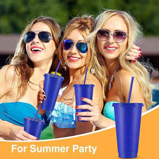 Amyhill 12 Pcs Reusable Glitter Cups - Image 5