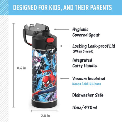THERMOS FUNTAINER 16 Ounce Stainless Steel Vacuum Insulated Bottle - Image 2