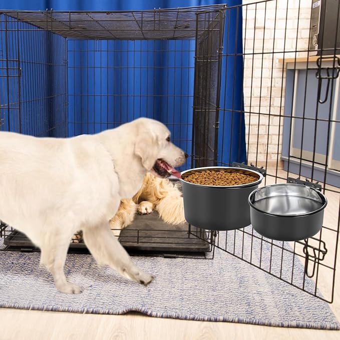 2 Pcs Large Dog Food Water Bowl - Image 7