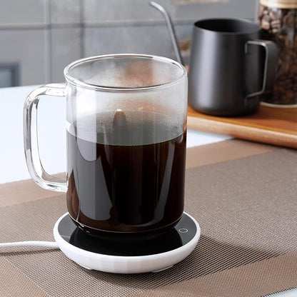 Glass Coffee Mugs, 24 oz Ice coffee cups, Large Clear Tea Cups Set of 4 - Image 3
