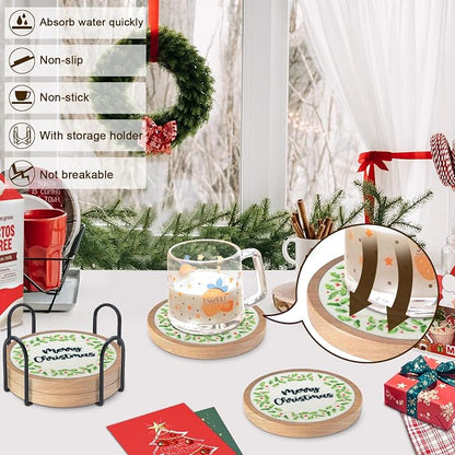 Christmas Coasters Set of 4 - Image 2