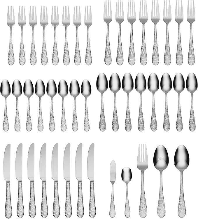 Oneida Tibet 45-Piece 18/0 Silverware Set - Image 2