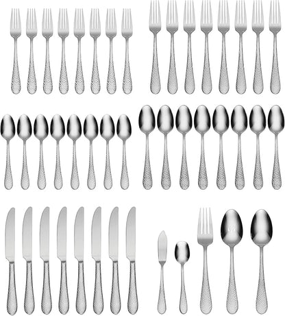 Oneida Tibet 45-Piece 18/0 Silverware Set - Image 2