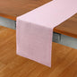 Solino Home 100% Pure Linen Dining Table Runner Pink, Athena 14 x 108 in | by SolinoHome