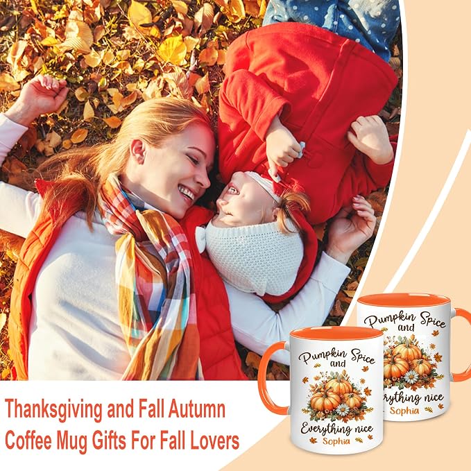 Hyturtle Personalized Fall Autumn Mug Gifts - Image 3
