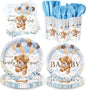 168pcs We Can Bearly Wait Bear Plates Napkins by Vellumvibe