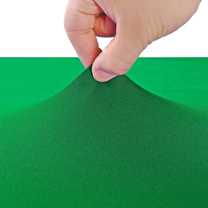 LZY Spandex Table Covers 6 Feet, Stretch/Fitted Table Covers for 6 Feet Folding Table, Rectangular Spandex Table Cloths for Wedding Party or Event (6FT-2PCS, Emerald)