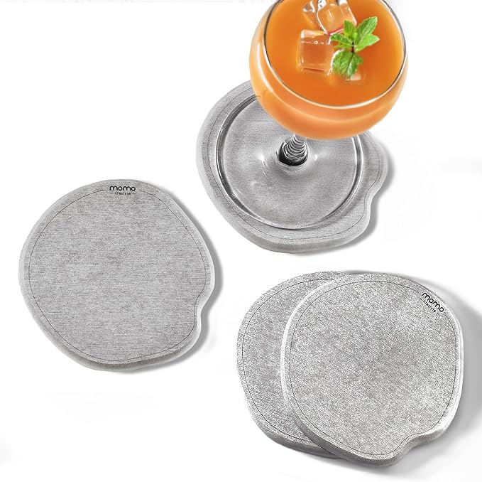 Momo Lifestyle Coasters for Drinks Drycup Stone Coaster Ultra Absorbent Made of by MomoLifestyle