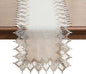 Natural Linen Table Runner 54 inches Beige Lace Coffee Table Runners | French by Raedan