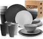 Teivio 32-Piece Plates and Bowls Sets by Teivio