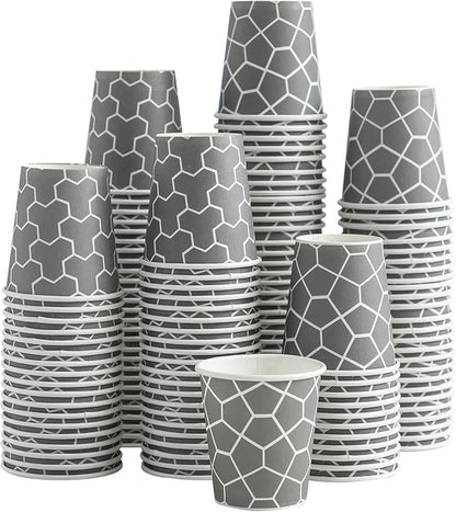 600 Pack 3oz Bathroom Paper Cups, Disposable Dixie Mini Cups | Leak-Proof by Huifany