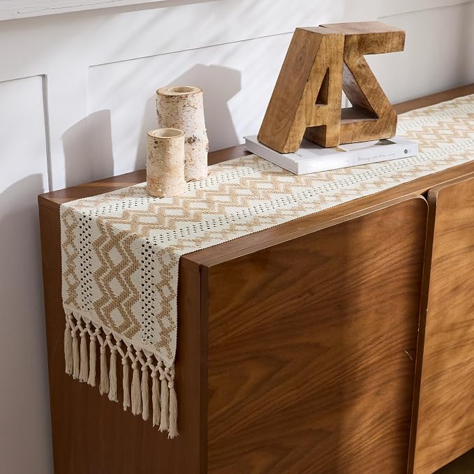 Baccessor Boho Macrame Table Runner - Image 4