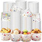 CHENGU 60 Pcs Wildflower Snack Cups 9 oz Flower Ice Cream Paper Bowls by CHENGU
