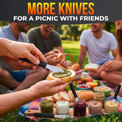 4 Pcs Butter Knives, 4 Inch Stainless Steel Blade | Butter Spreader Knives - Image 6
