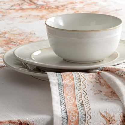 Maison d' Hermine Cloth Napkins Set of 4 100% Cotton for Thanksgiving Christmas Decorations Everyday Reusable Square Fall Napkins Cloth Washable Dinner Party (Giving Thanks, 20"x20")
