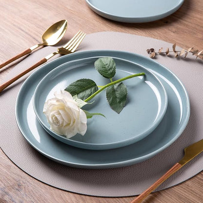 AmorArc Dinnerware Sets for 6, 18 Pieces Ceramic Plates and Bowls Set | Scratch - Image 2