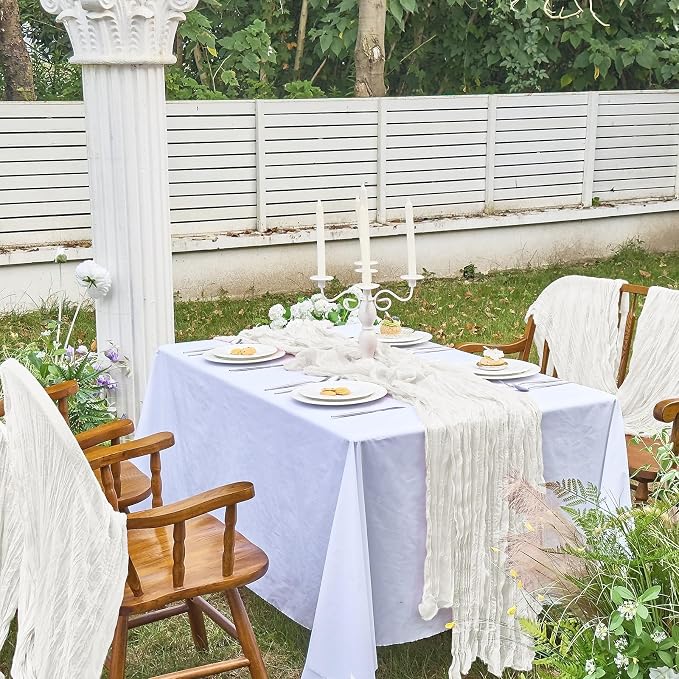 IVAPUPU Ivory Table Runner 120 Inches - Image 7