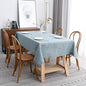 maxmill Lux Faux Linen Tablecloth with Slubby Yarn Textured Weaves Wrinkle Resistant Anti-Shrink Soft Table Cloth for Kitchen Dining Restaurant Tabletop Rectangle 60 x 120 Inch Slate Blue