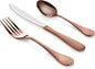 Artaste 56891 Rain 18/10 Stainless Steel Flatware 36-Piece Set, Copper Finish by Artaste